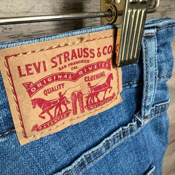 Levi's 721 High Rise Skinny Blue Jeans Women's 28 - Picture 3 of 9